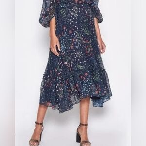 Joie Noora Pleated Floral Skirt - Size 4